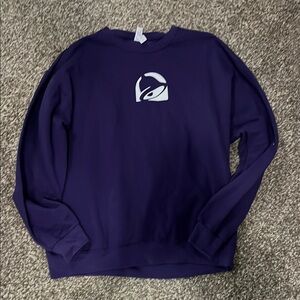 Purple Taco Bell Crewneck with Logo